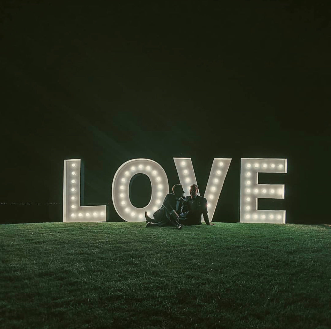 LOVE Light Up Letters Hire Melbourne