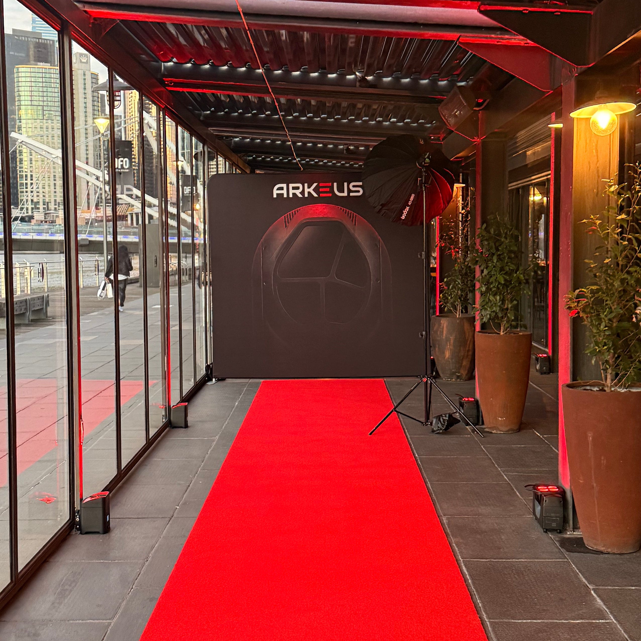Red Carpet and Custom Media Wall Package Melbourne