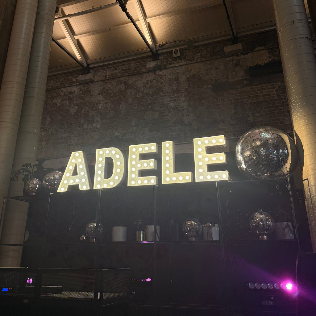60cm Light Up Letters Melbourne