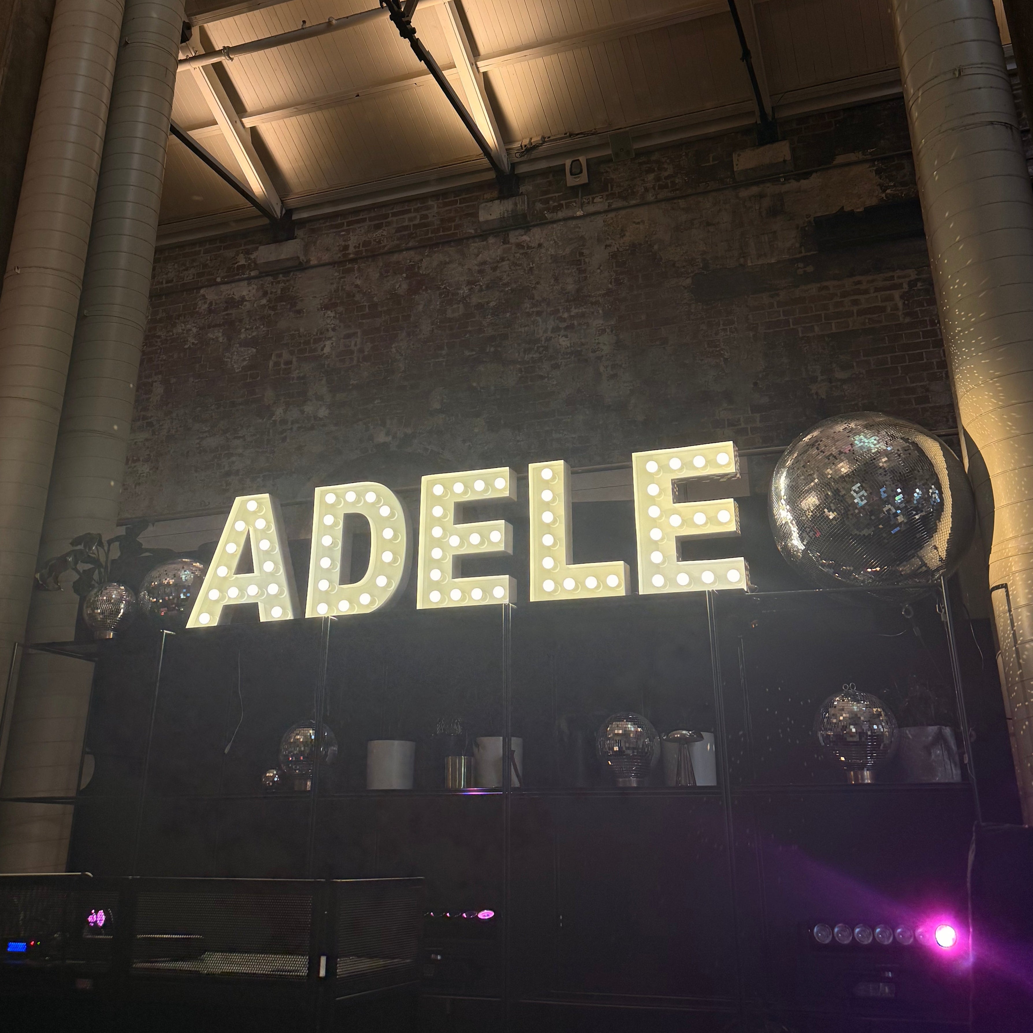 60cm Light Up Letters Melbourne