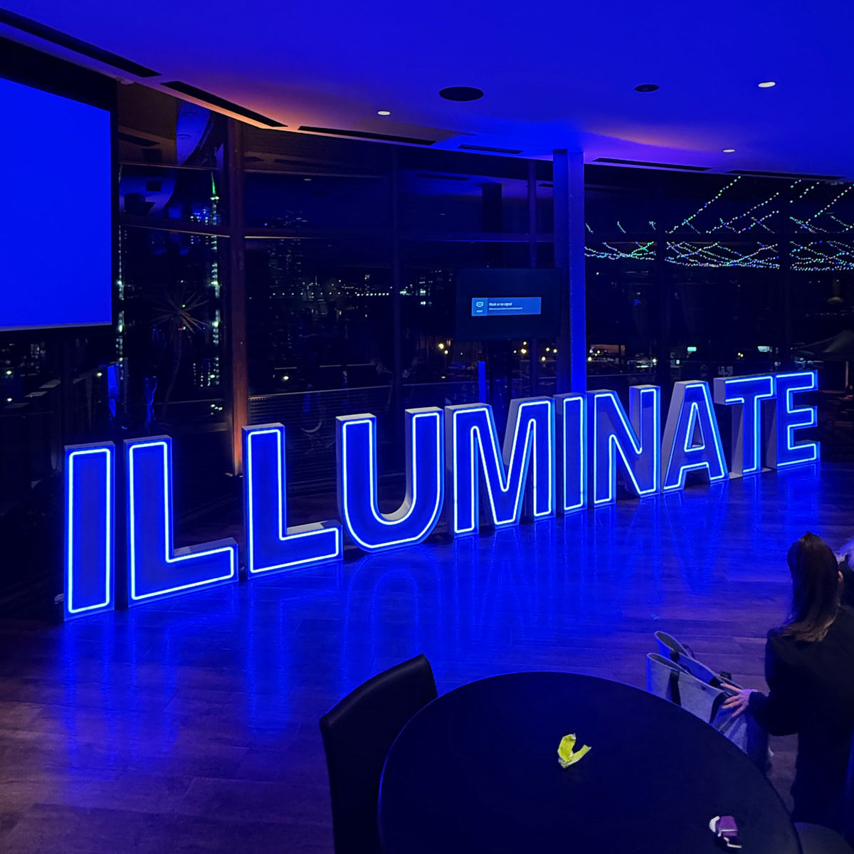 Corporate Neon Letter Hire Melbourne