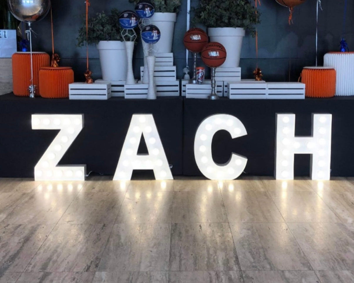 60cm Light Up Letters Melbourne