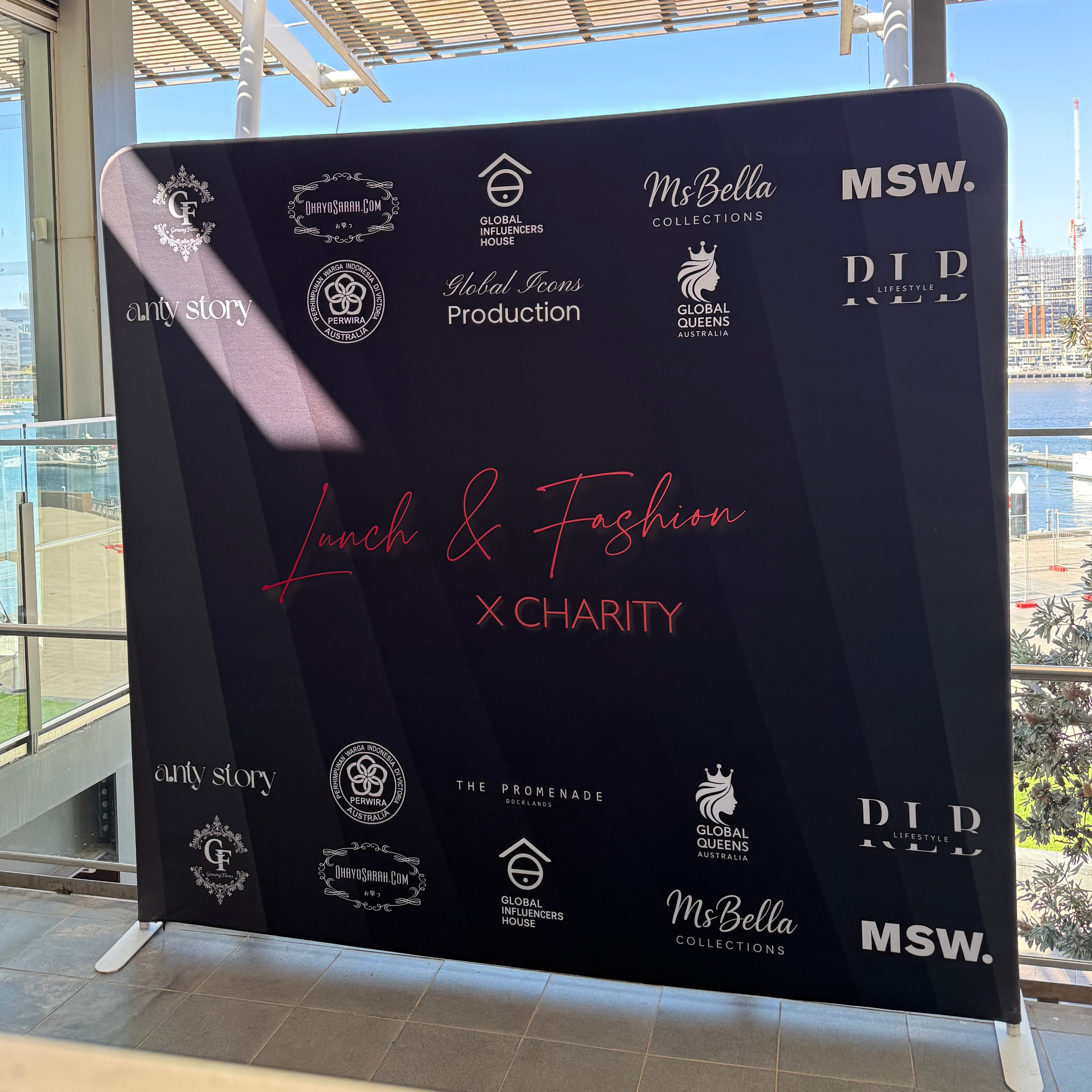 corporate media wall hire Melbourne