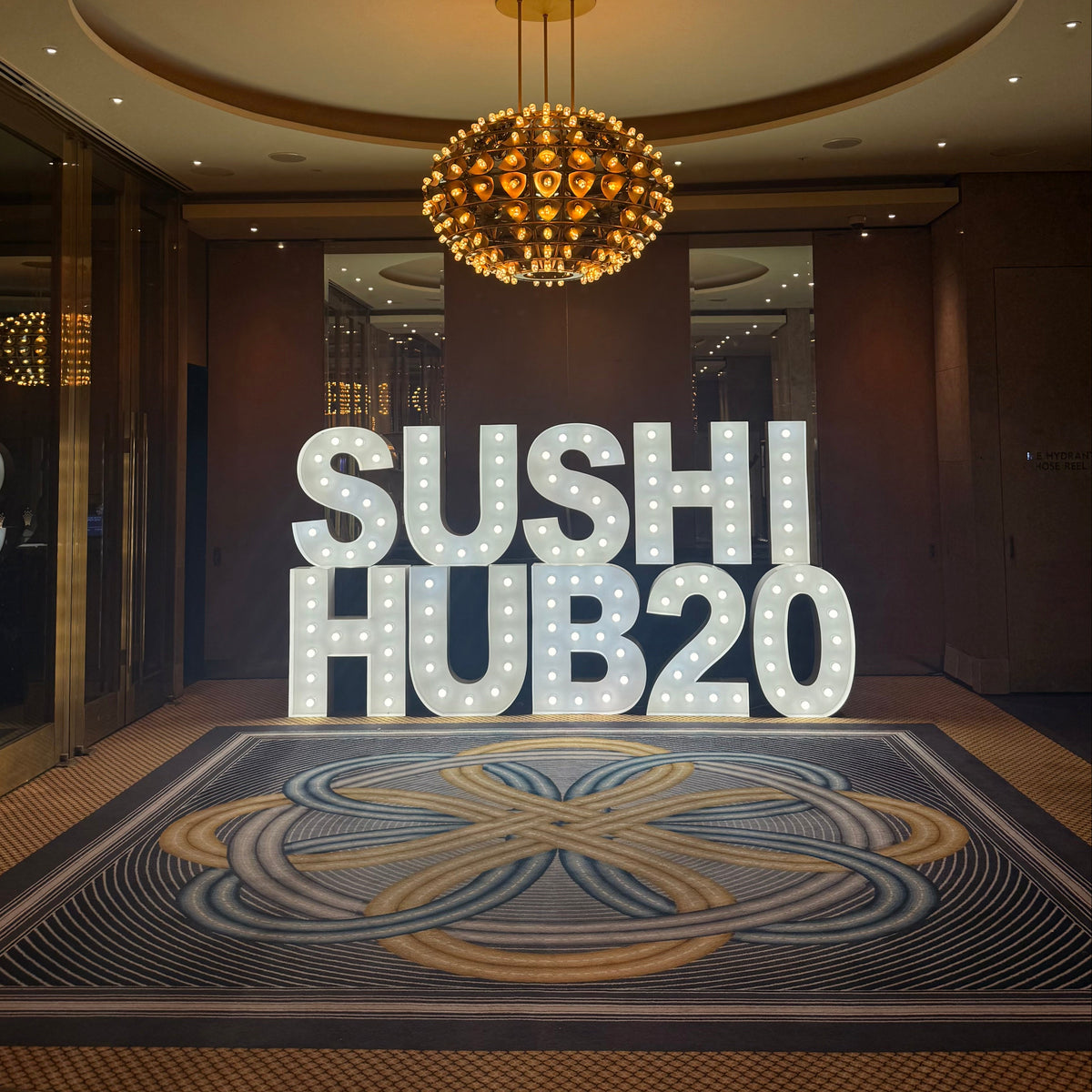 Stacked Light Up Letters - 1m Giant Letters